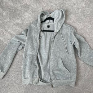 Oversized Grey Zip up